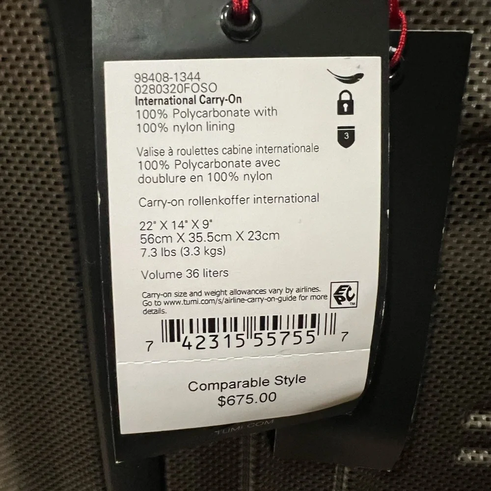 Tumi Vapor 22